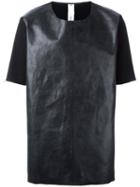 Damir Doma 'twain' T-shirt, Men's, Size: Small, Black, Calf Leather
