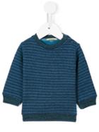 Gold - Striped Sweatshirt - Kids - Cotton - 3 Mth, Blue