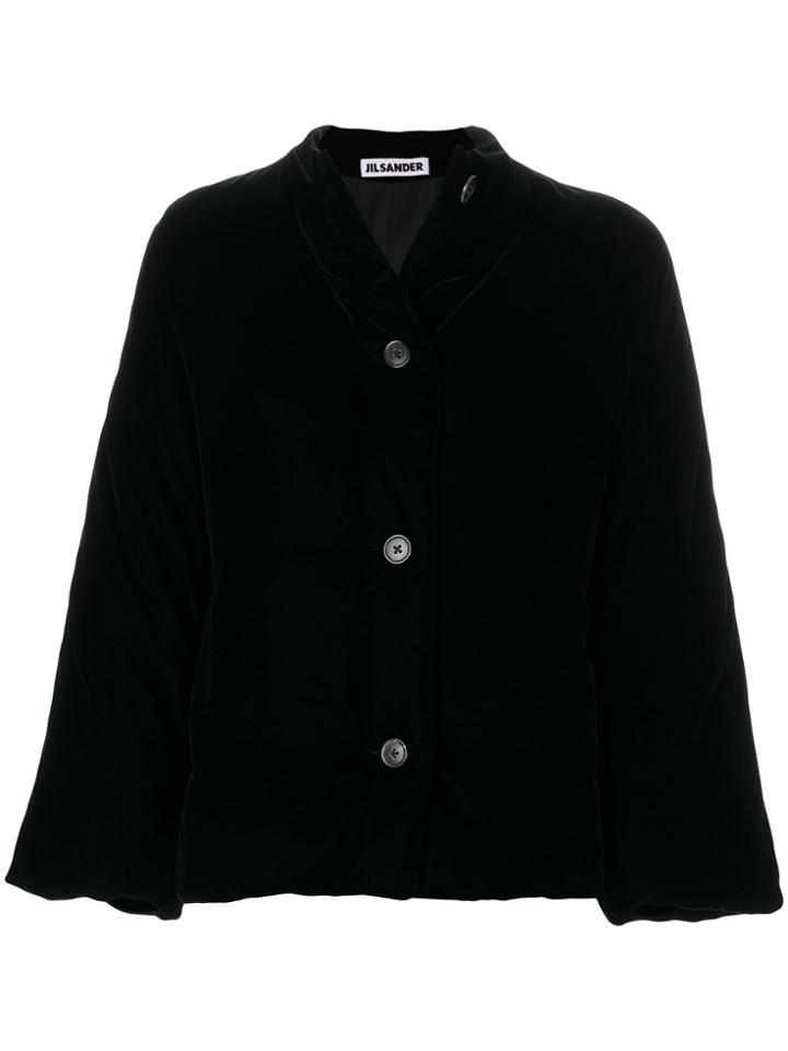 Jil Sander Vintage Buttoned Jacket - Black