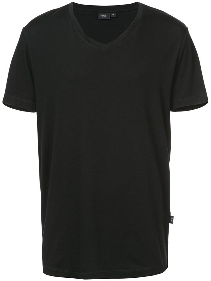 Onia Joey V-neck T-shirt - Black