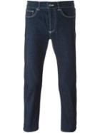 Givenchy Slim Fit Jeans, Men's, Size: 33, Blue, Cotton/calf Leather