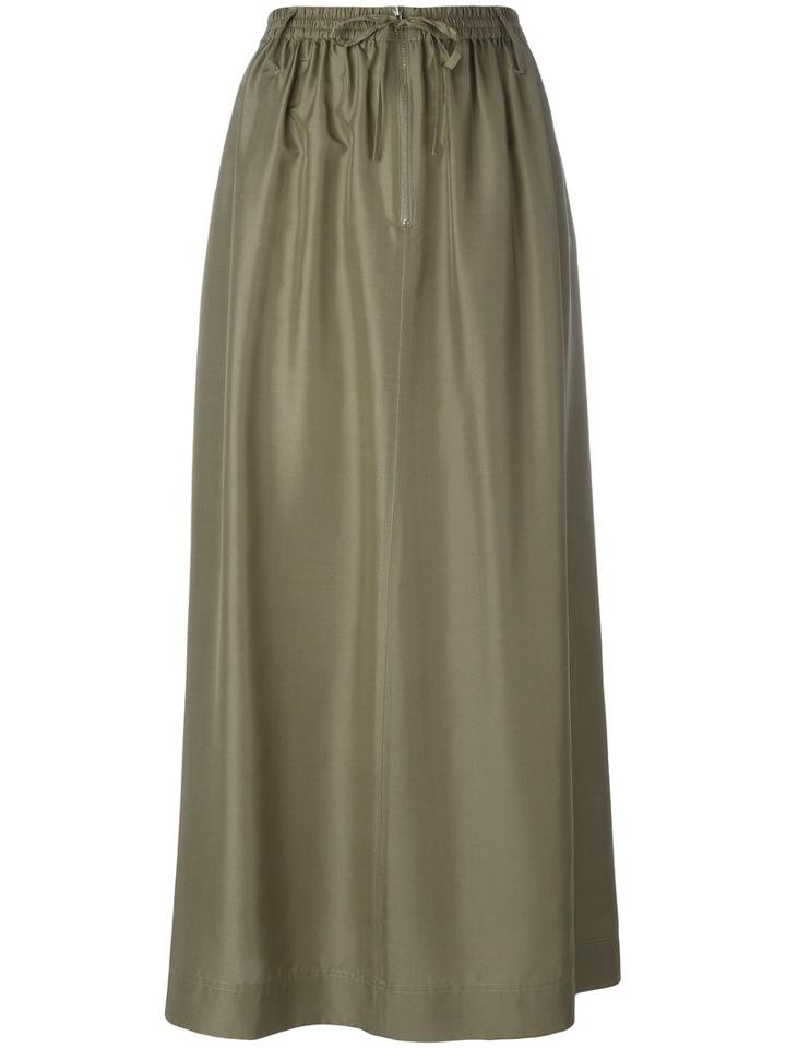 Joseph - Midi Full Skirt - Women - Silk - 40, Green, Silk