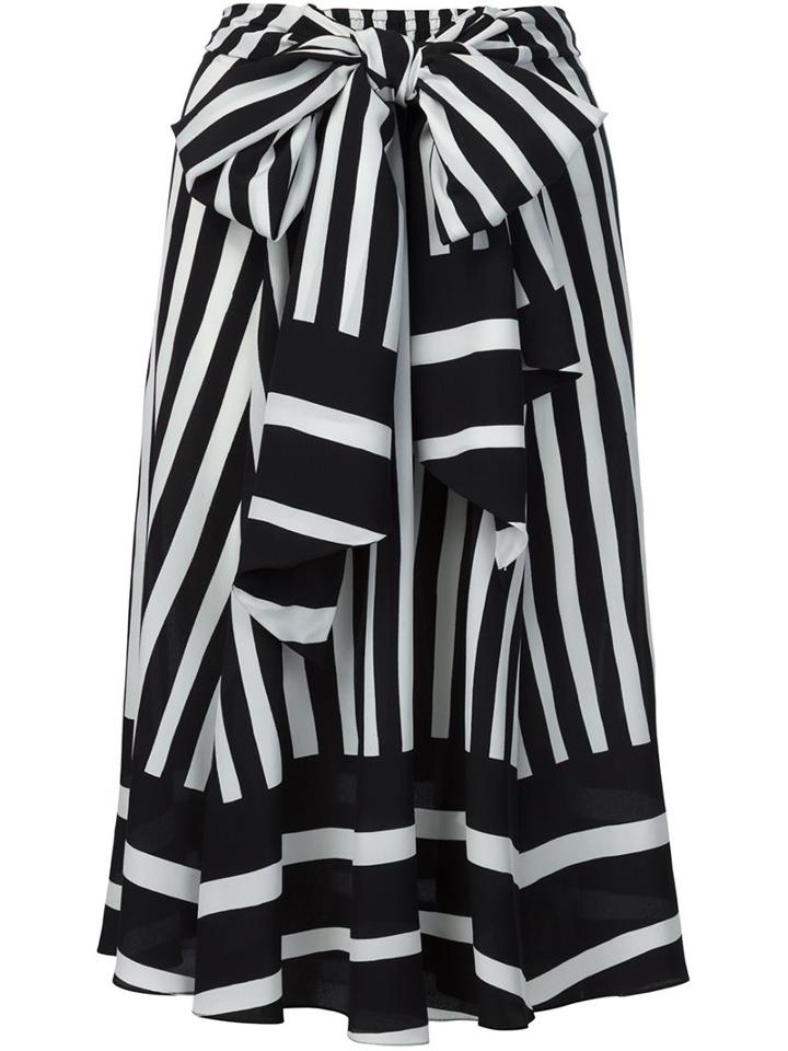 Tome Baja Striped Tie Skirt
