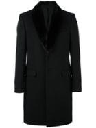 Fendi Mink Fur Lapel Coat - Black