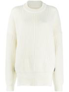 Antonio Berardi Ribbed Jumper - Neutrals