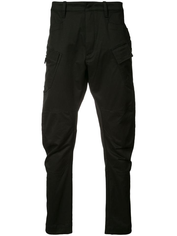 Marcelo Burlon County Of Milan - Straight-leg Trousers - Men - Cotton - 50, Black, Cotton