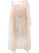 No21 - Sequin Embellished Sheer Blouse - Women - Polyamide/polyester - 40, Nude/neutrals, Polyamide/polyester