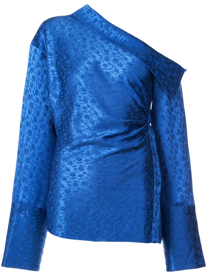 Hellessy One Shoulder Shirt - Blue