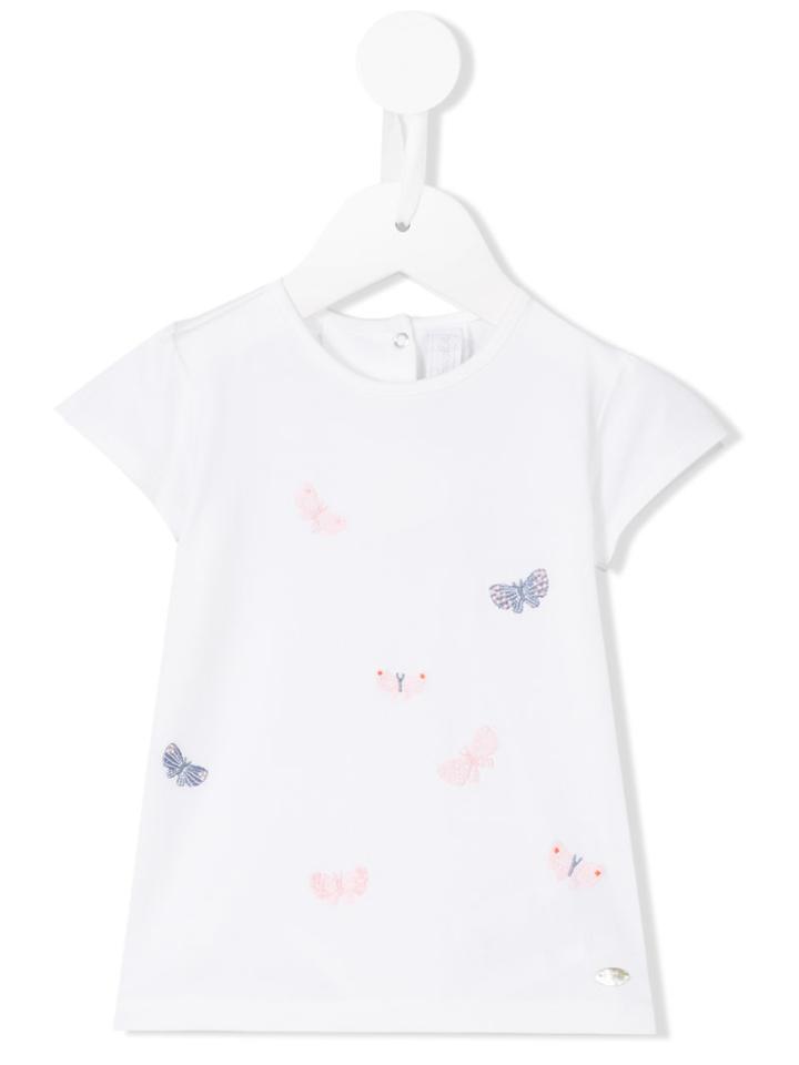 Tartine Et Chocolat - Butterfly Tunic Top - Kids - Cotton/spandex/elastane - 6 Mth, White