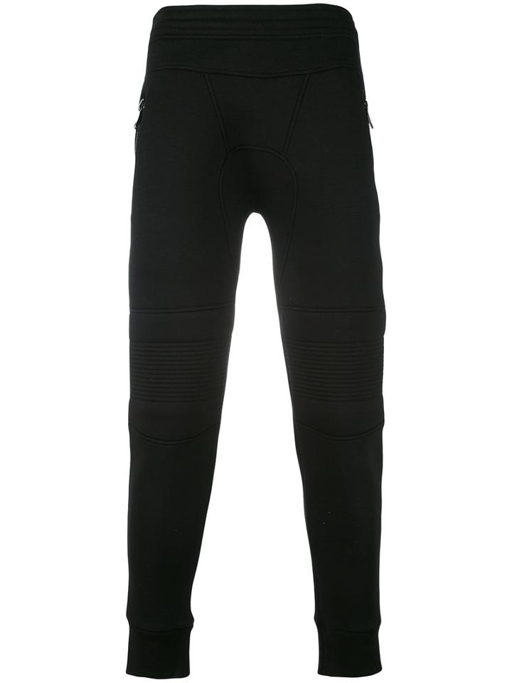 Neil Barrett - Cuffed Joggers - Men - Cotton/polyurethane/spandex/elastane/viscose - S, Cotton/polyurethane/spandex/elastane/viscose