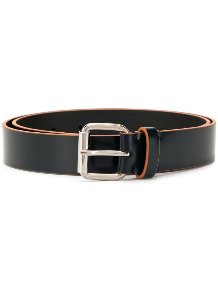 Marni Contrast Piped Trim Belt - Blue