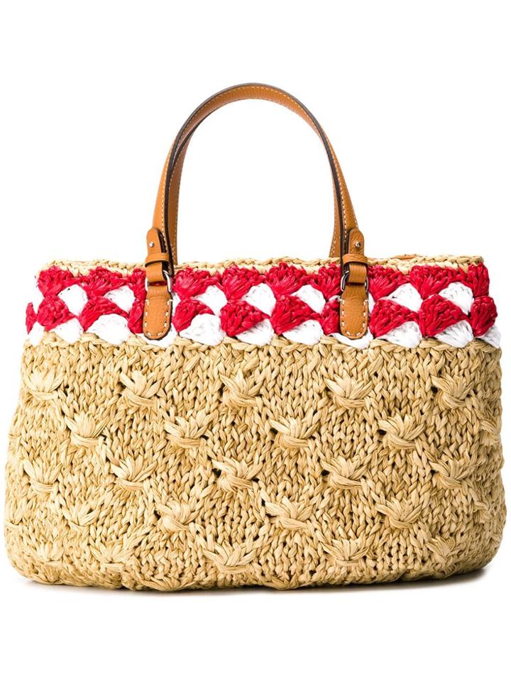 Ermanno Scervino Grass Tote - Neutrals