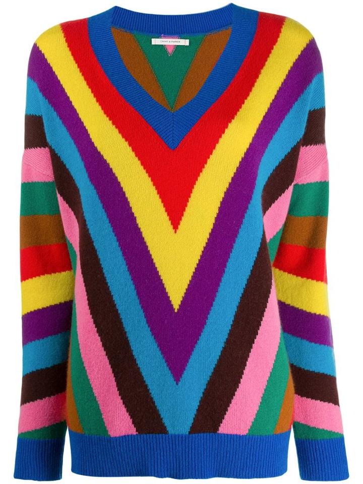 Chinti & Parker Colour-block Jumper - Blue