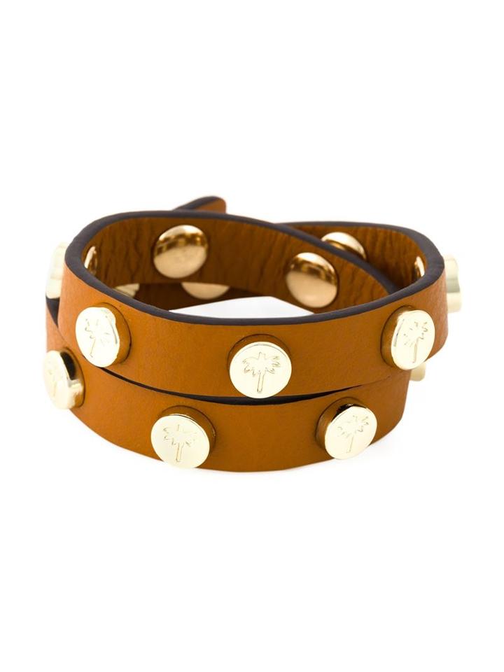Heidi Klein Double Stud Bracelet, Women's, Nude/neutrals