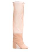 Mm6 Maison Margiela Covered Boots - Pink