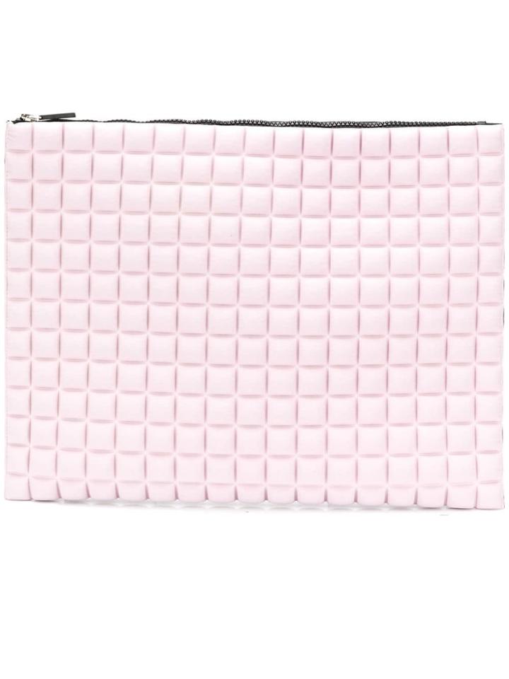 No Ka' Oi Waffled Clutch - Pink