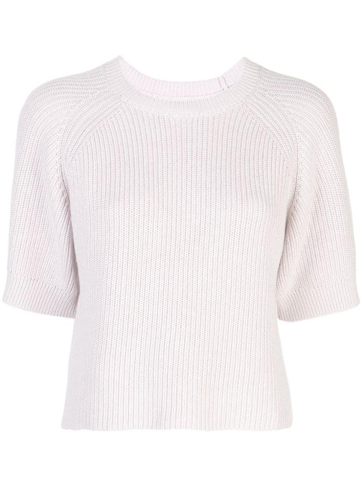 Apiece Apart Ribbed Knit Jumper - Purple