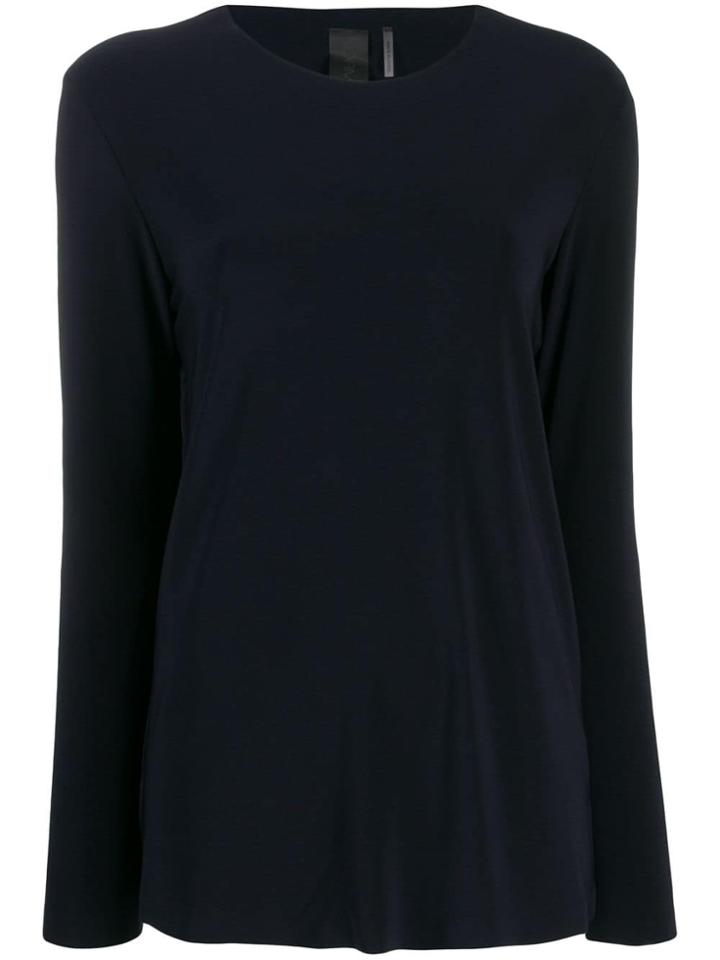 Norma Kamali Round Neck Sweatshirt - Blue