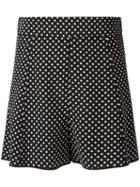 Marc Jacobs Polka Dot Shorts, Women's, Size: 4, Black, Silk