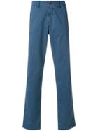 7 For All Mankind Straight Leg Trousers - Blue