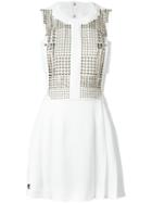 Philipp Plein 'fallen Angel' Dress, Women's, Size: Medium, White, Viscose/spandex/elastane/acetate