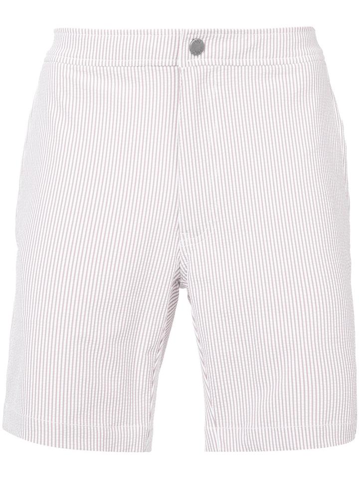 Onia - Striped Calder Trunks 7.5 - Men - Nylon/spandex/elastane - 32, Red, Nylon/spandex/elastane