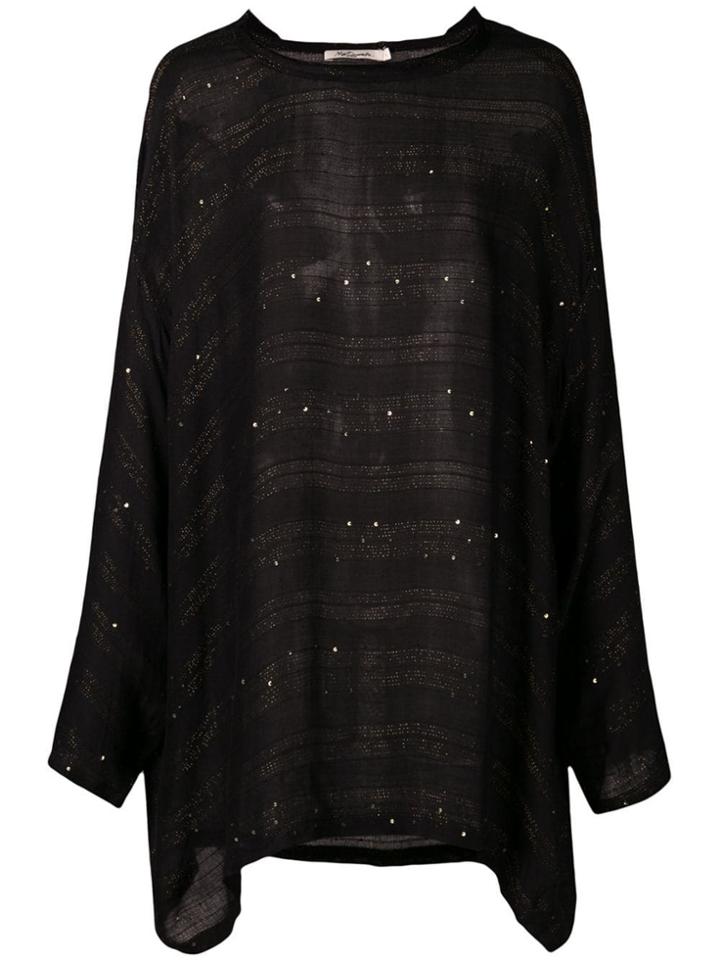 Mes Demoiselles Black Oversized Top