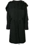 Givenchy Oversized Parka Coat - Black