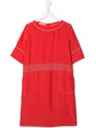 Marni Kids Teen Casual T-shirt Dress - Red