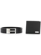 Bally Classic Wallet And Belt Set - Black