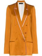 Haider Ackermann Haider Ls Jkt Blzr Sb W Cntrst Trm - Yellow & Orange