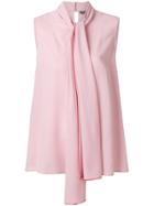 Alexander Mcqueen Sleeveless Blouse - Pink & Purple