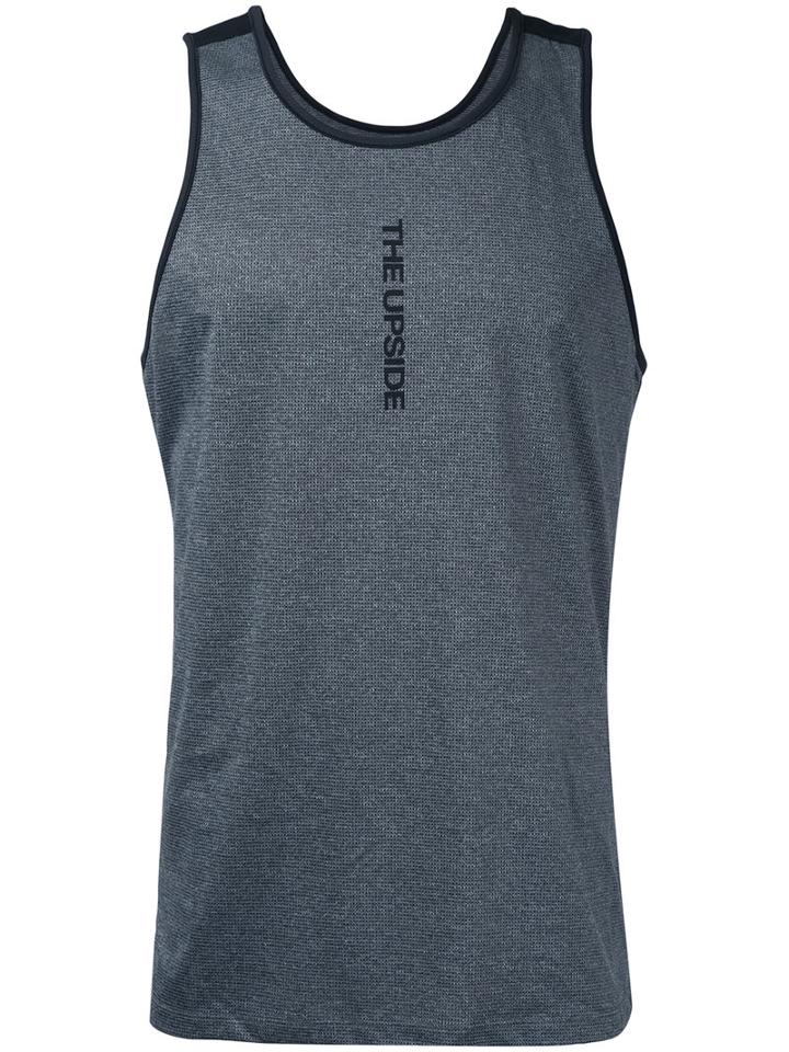 The Upside - Printed Logo Tank Top - Men - Polyester/spandex/elastane - M, Grey