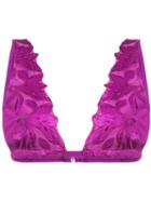 Fleur Du Mal Long Triangle Bikini Top - Pink