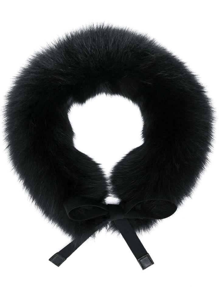's Max Mara Fur Scarf - Black