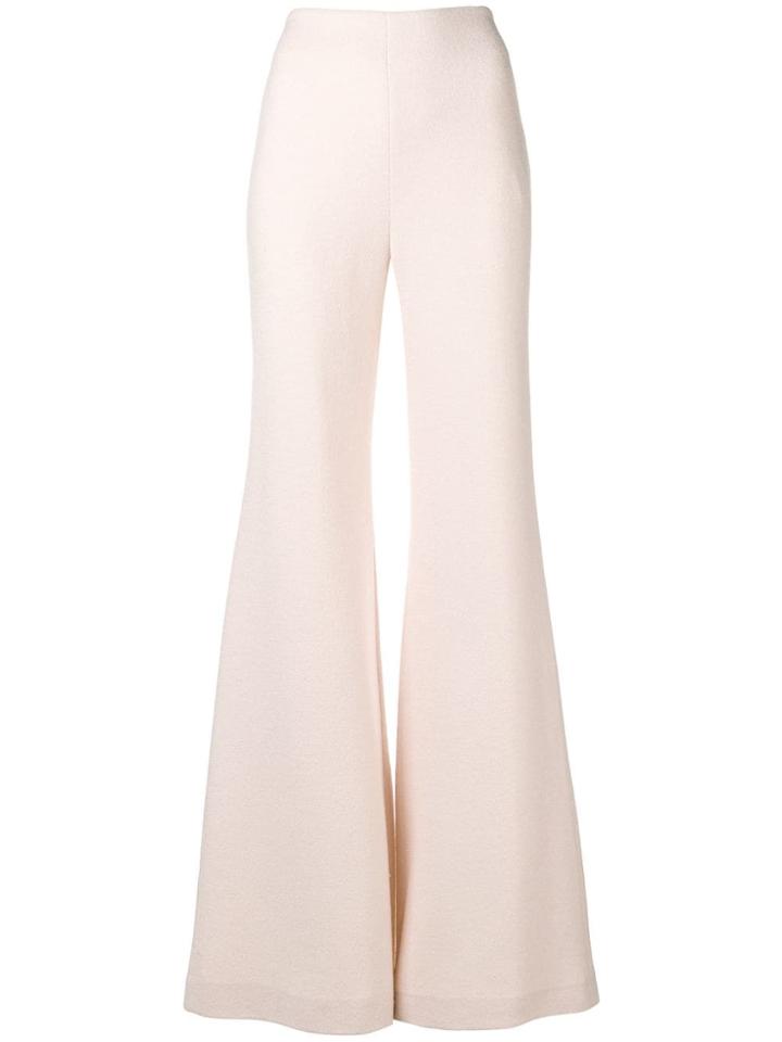 Ermanno Scervino High-waist Flared Trousers - Pink & Purple