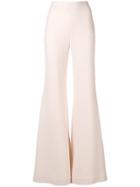 Ermanno Scervino High-waist Flared Trousers - Pink & Purple