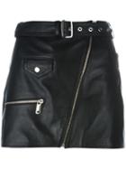 Manokhi Fusta Skirt, Women's, Size: 36, Black, Lamb Skin
