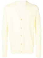 Pringle Of Scotland Knitted Cashmere Cardigan - Yellow