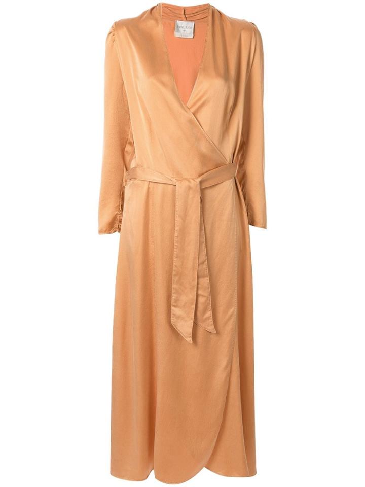 Forte Forte Cloquet Silk Dress - Neutrals