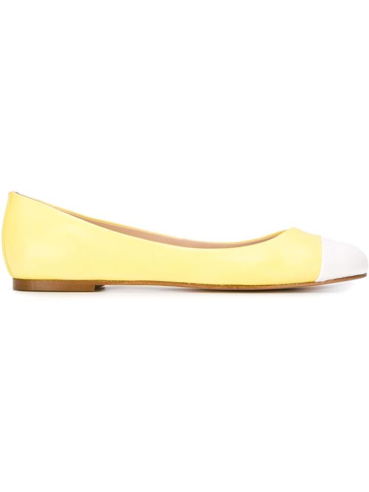 Anna Baiguera Contrast Toe Ballerinas