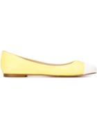 Anna Baiguera Contrast Toe Ballerinas