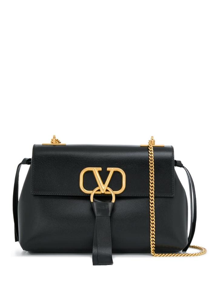 Valentino Valentino Garavani Vring Chain Cross-body Bag - Black