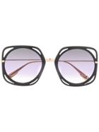 Dior Eyewear Dior Direction Sunglasses - Black