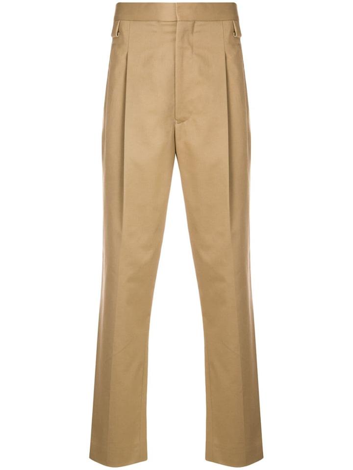 Haider Ackermann Straight-leg Tailored Trousers - Nude & Neutrals
