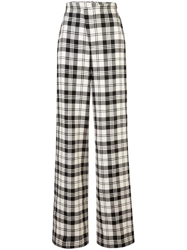 Monse Plaid Flared Trousers - Unavailable