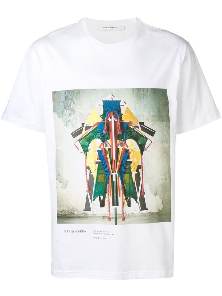 Craig Green Printed Constructed T-shirt - White