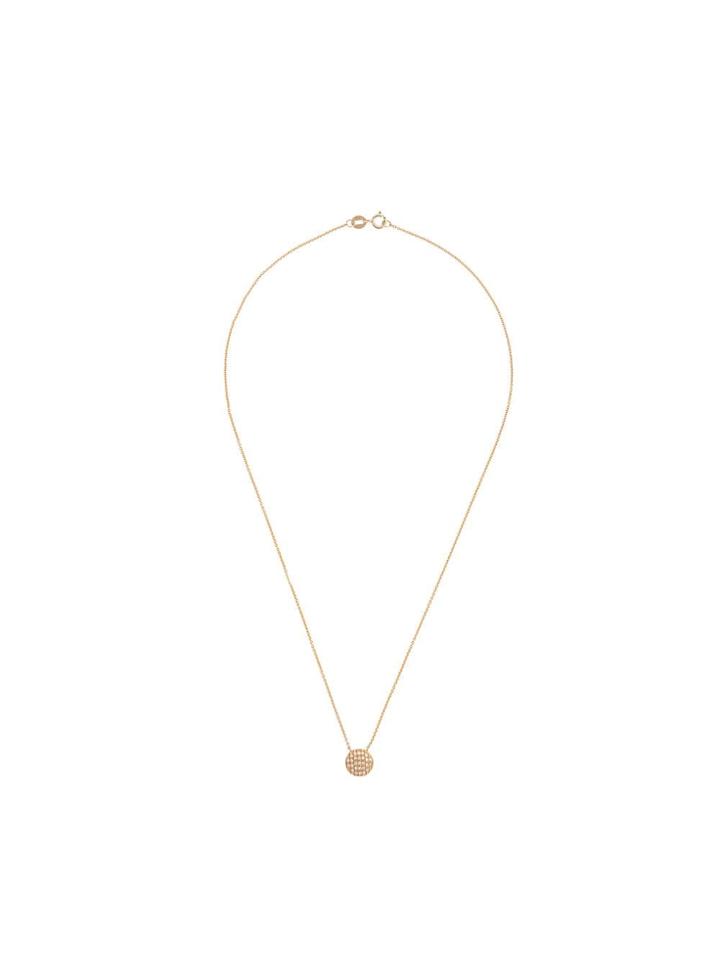 Dana Rebecca Designs 14kt Gold Diamond Lauren Joy Disc Necklace