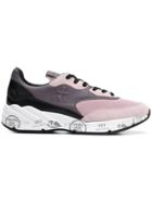 White Premiata Scarlett Sneakers - Pink