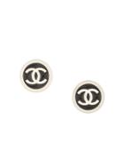 Chanel Pre-owned Cc Earrings - White